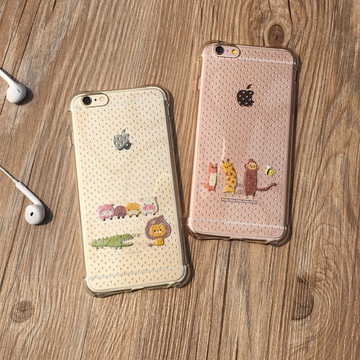 唯美iPhone6s手机壳5.5硅胶气囊防摔苹果plus保护套全包透明气垫