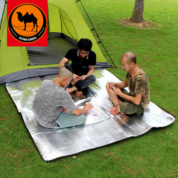 200*200铝膜防潮垫 超大3-4人铝箔坐垫 户外野营帐篷野餐特价包邮