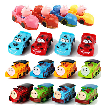 托马斯小火车头小汽车赛车轨道车套装轨道儿童益智拼装玩具