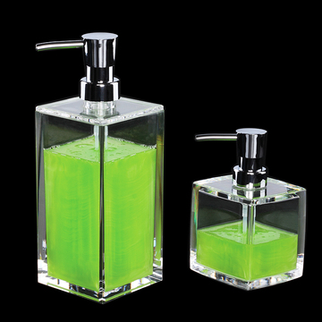 500ML毫升洗手液空瓶子亚克力酒店透明加厚大号乳液按压式分装瓶