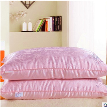蚕丝+羽丝绒枕头枕芯透气回弹养肤养颜保健枕头枕芯记忆枕头包邮